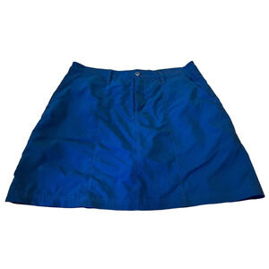 Patagonia Skirt Skort Built in Shorts Quick Dry Navy Color Size 12 Women's